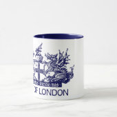 ロンドンのヴィンテージ、紋章付き外衣、イギリスイギリス市 マグカップ (中央)
