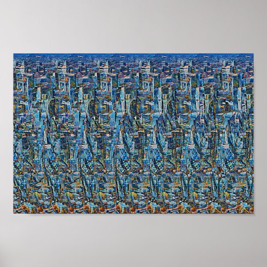 ロンドンの一部 – 隠し3Dプリント ポスター (正面)