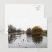 ロンドンの公園 ポストカード (正面/裏面)
