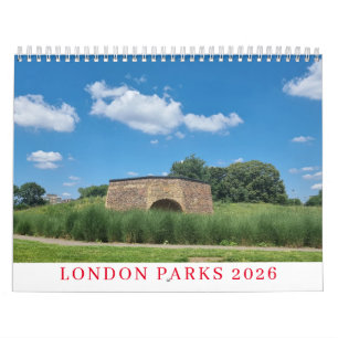 ロンドンの公園 2026年カレンダー カレンダー