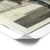 ロンドンの叫び声:マフィン・マン、c.1759 (紙上のw/c) ポスター (角)