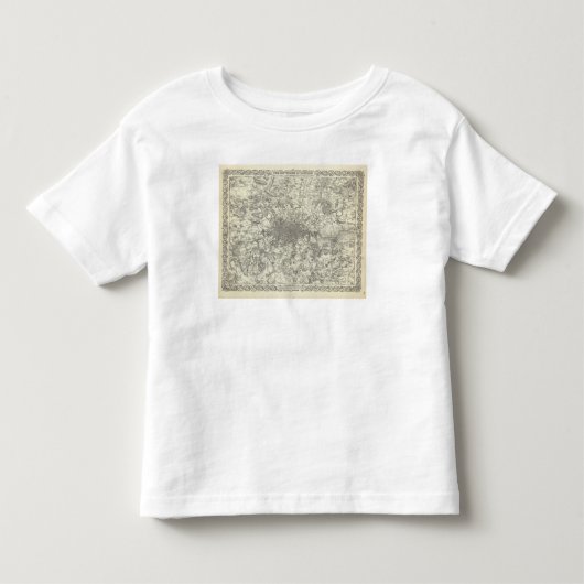 ロンドンの周辺 トドラーTシャツ (正面)