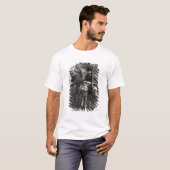 ロンドンの図解入りの、写真付きのなニュース Tシャツ (正面フル)