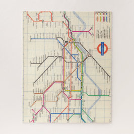 ロンドンの地下地図 ジグソーパズル