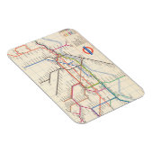 ロンドンの地下地図 マグネット (右側)