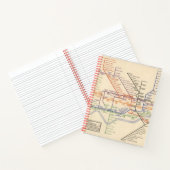 ロンドンの地下鉄の地図 ノートブック (内部)