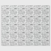 ロンドンの地下鉄の芸術 ラッピングペーパー (フラット)