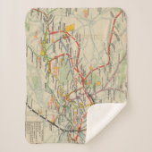 ロンドンの地下鉄道の地図 シェルパブランケット (正面)