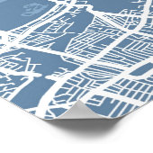 ロンドンの地図 ポスター (角)