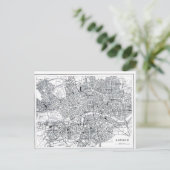 ロンドンの地図 ポストカード (スタンド正面)