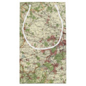 ロンドンの地域の地図 スモールペーパーバッグ (裏面)