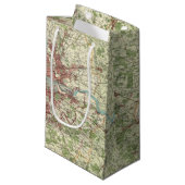 ロンドンの地域の地図 スモールペーパーバッグ (正面アングル)