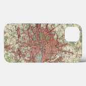 ロンドンの地域の地図 Case-Mate iPhoneケース (裏面 (横))
