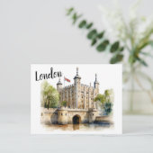 ロンドンの塔：イギリスの歴史守護者 ポストカード (スタンド正面)