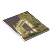 ロンドンの夕暮れ時にタワーブリッジとリバー・テムズ ノートパッド (アングル)