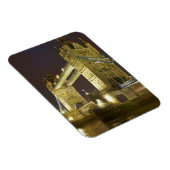 ロンドンの夕暮れ時にタワーブリッジとリバー・テムズ マグネット (右側)