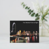 ロンドンの夜はがき ポストカード (スタンド正面)