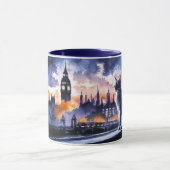 ロンドンの夜景の水彩画 #3 マグカップ (中央)