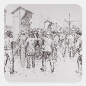 ロンドンの失業者 スクエアシール (正面)