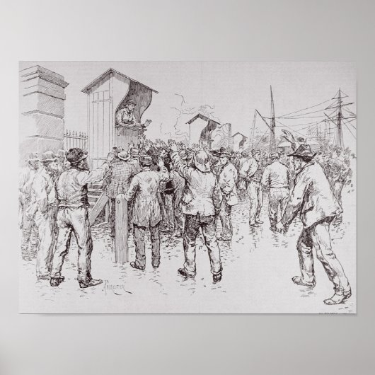 ロンドンの失業者 ポスター (正面)