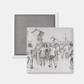 ロンドンの失業者 マグネット (正面/裏面)