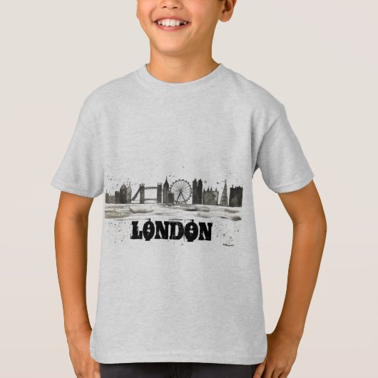 ロンドンの少年Tシャツ Tシャツ (正面)