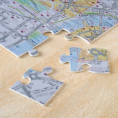 ロンドンの市民会館の地図 ジグソーパズル (側面)