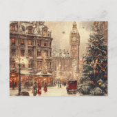 ロンドンの懐かしい冬 シーズンポストカード (正面)