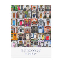ロンドンの扉絵葉書