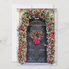 ロンドンの扉:お祭りクリスマスカード シーズンカード
