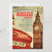 ロンドンの招待 招待状 (正面)