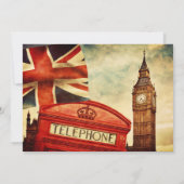 ロンドンの招待 招待状 (裏面)