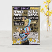 ロンドンの挨拶状 カード (黄色い花)