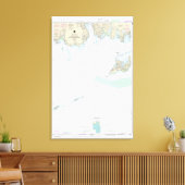 ロンドンの新しい港湾図への航海の取組 キャンバスプリント (インサイチュ (リビング))