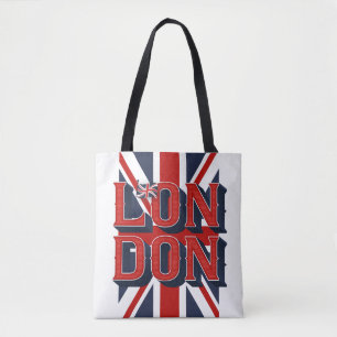 ロンドンの旗のトートバック トートバッグ