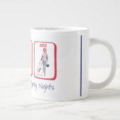 ロンドンの日々と麻雀の夜 / 麻雀ギフト ジャンボコーヒーマグカップ (右)