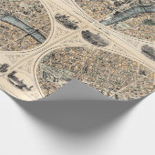 ロンドンの旧地図 ラッピングペーパー (角)