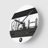 ロンドンの時計 ラウンド壁時計 (傾斜)