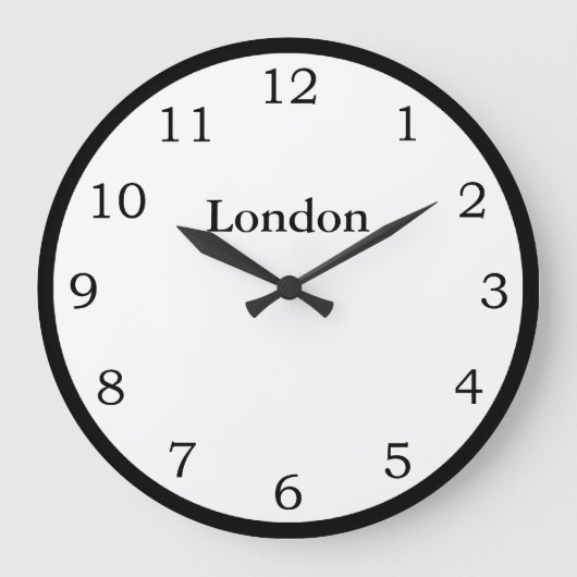 ロンドンの時間 ラージ壁時計 (正面)