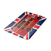 ロンドンの有名な赤いバス バスマット (アングル)