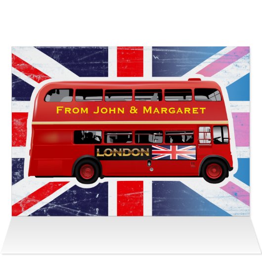 ロンドンの有名な赤バス (内部横(上))