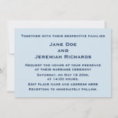 ロンドンの有名な赤バス 招待状 (裏面)