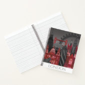 ロンドンの標高バイナイト – 赤 ノートブック (内部)