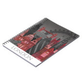 ロンドンの標高バイナイト – 赤 ノートブック (左側)