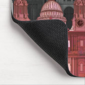 ロンドンの標高バイナイト – 赤 マウスパッド (コーナー)