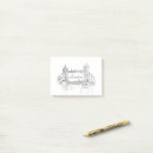 ロンドンの橋はitに関するメモを投稿 ポストイット (デスク上)