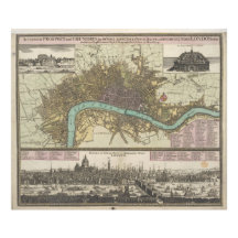 ロンドンの正確な調査とレイアウト