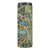 ロンドンの毎日の電信写真の地図 タンブラー (裏面)