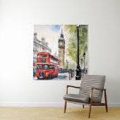 ロンドンの水彩画 タペストリー (インサイチュ)