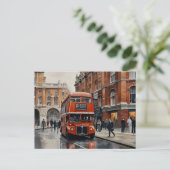 ロンドンの水彩画 ポストカード (スタンド正面)